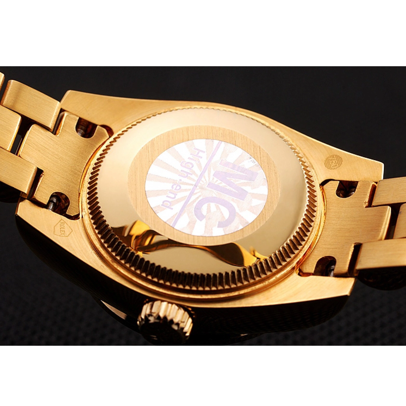 Best AAA Replica Sites 1453953 Gold Rolex Dial DayJust Swiss Bracelet Pave Gold Diamond Diamond 0623